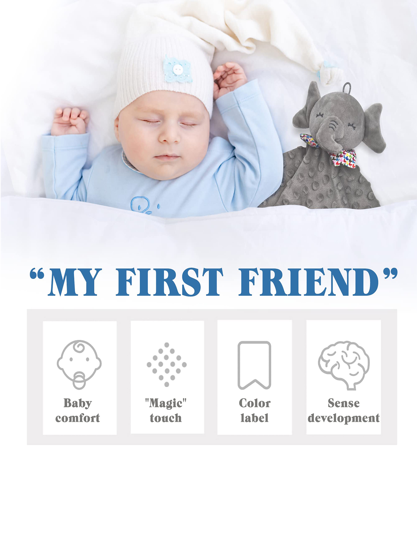 Elephant Baby Comforter Blanke - Kids Toys Elephant recensione e prezzo