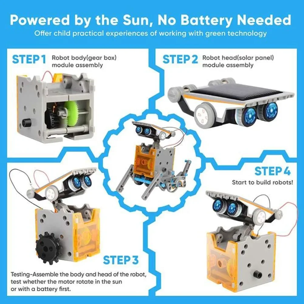 13 in 1 Solar Powered Robot Sc - Kids Toys Lego recensione e prezzo