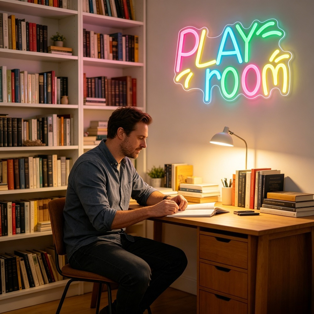 Play Room Neon Sign LED Night  - Kids Play Zone Toys recensione e prezzo