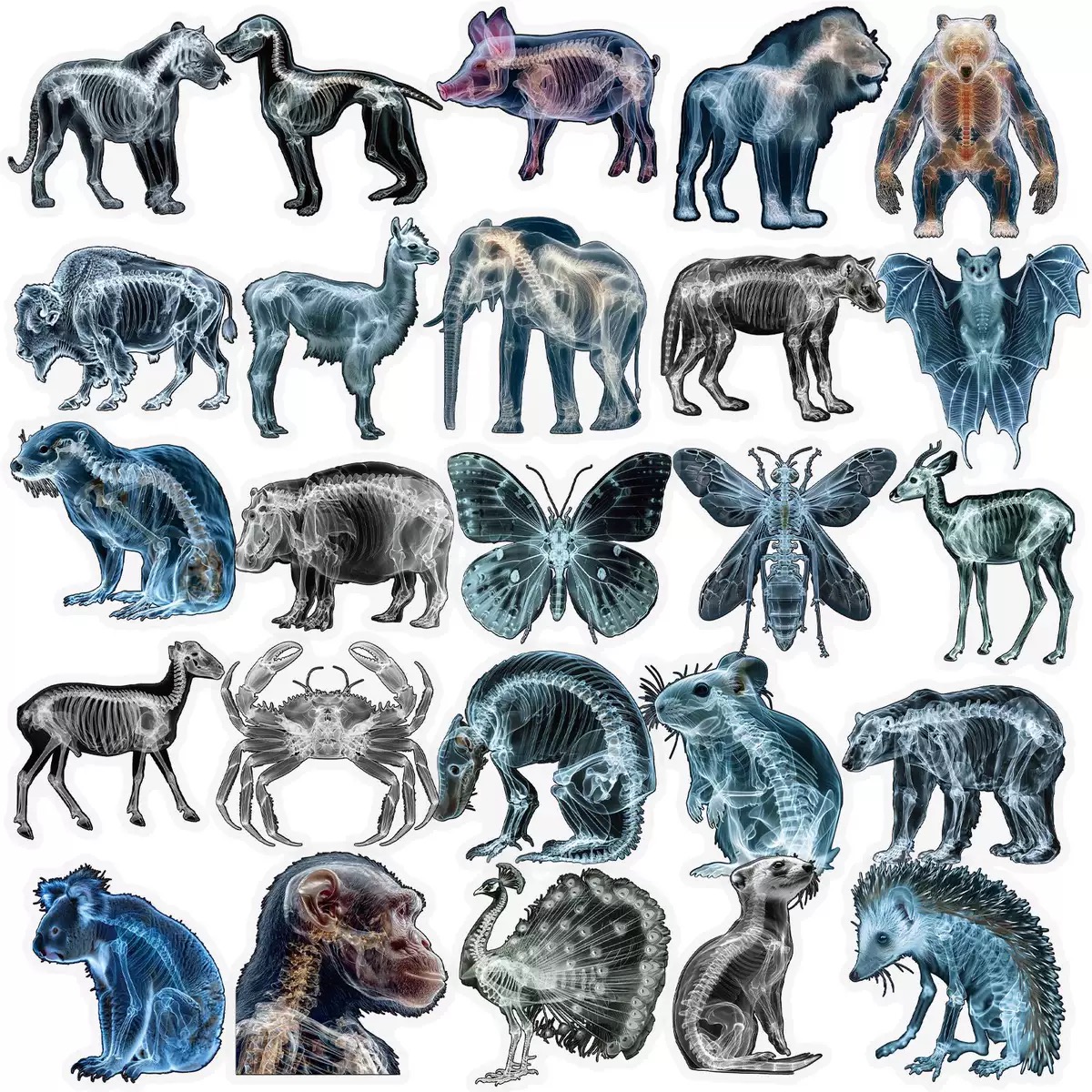 10/56pcs Animal Skeleton Stick - Kids Xray Toys recensione e prezzo