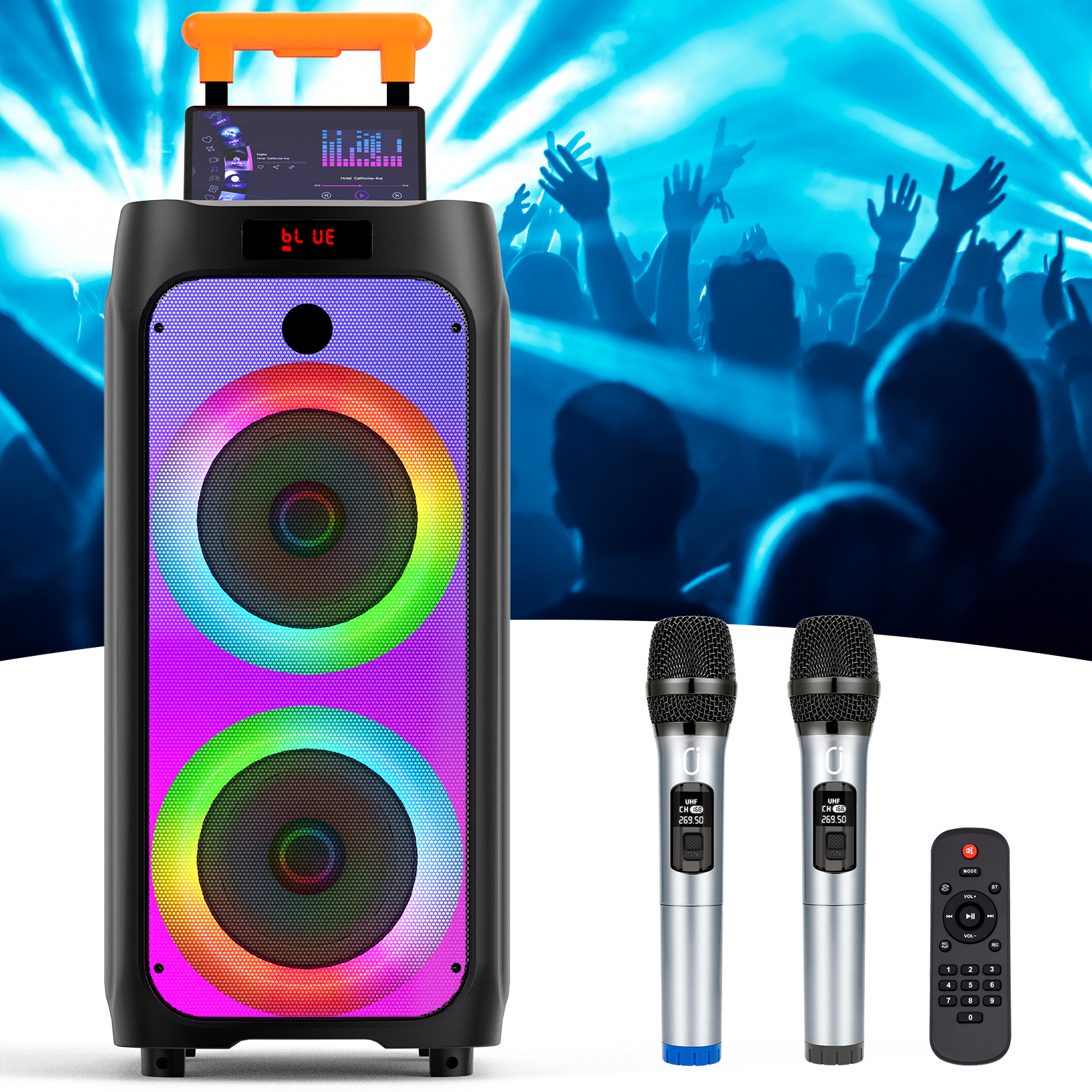 T8Karaoke Machine,Portable Blu - Kids Microphone Karaoke recensione e prezzo