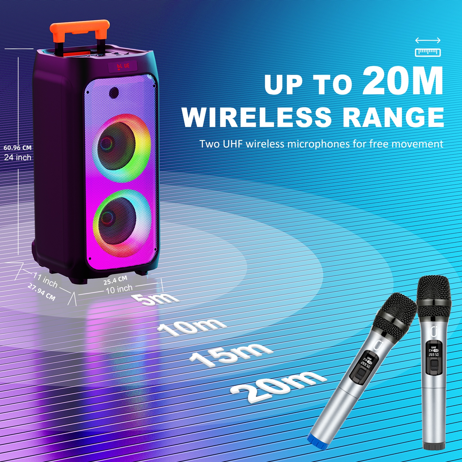 T8Karaoke Machine,Portable Blu - Kids Microphone Karaoke recensione e prezzo