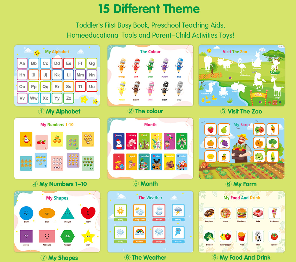 Busy Book for Kids 2-5 Years P - Kids Toys Now recensione e prezzo