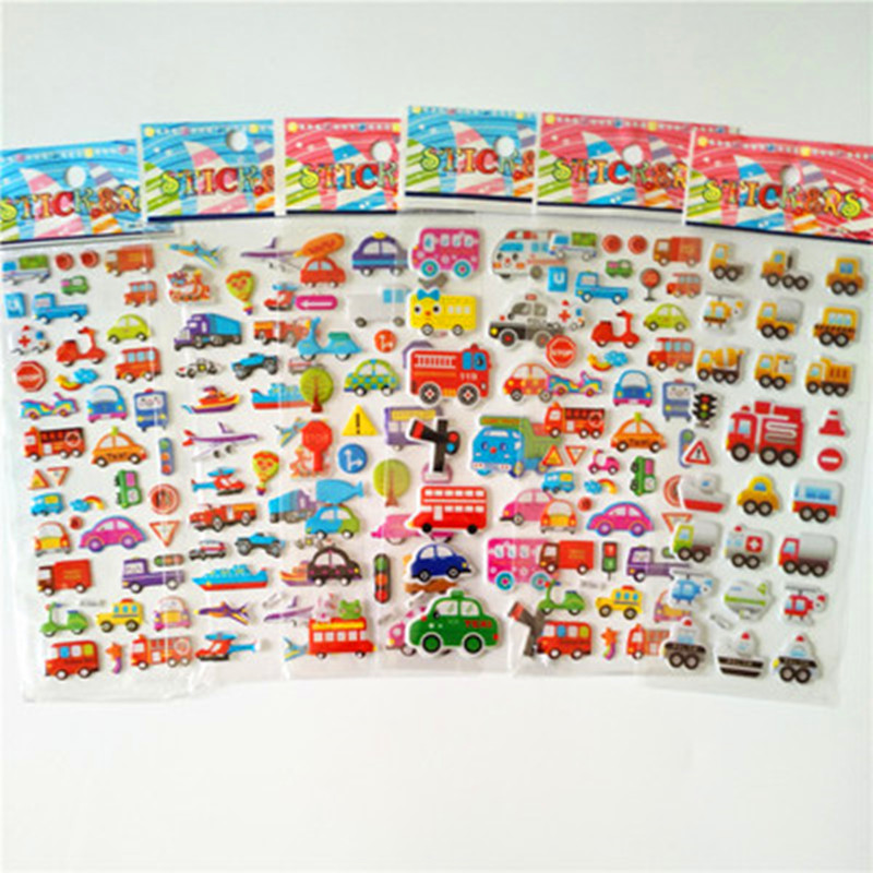 6pcs Cartoon Fireman Car Stick - Kids Toys Yellow recensione e prezzo